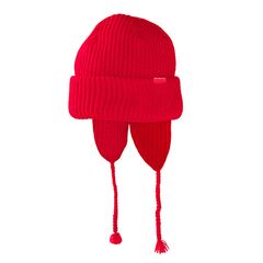 LOGO EAR KNIT-CAP