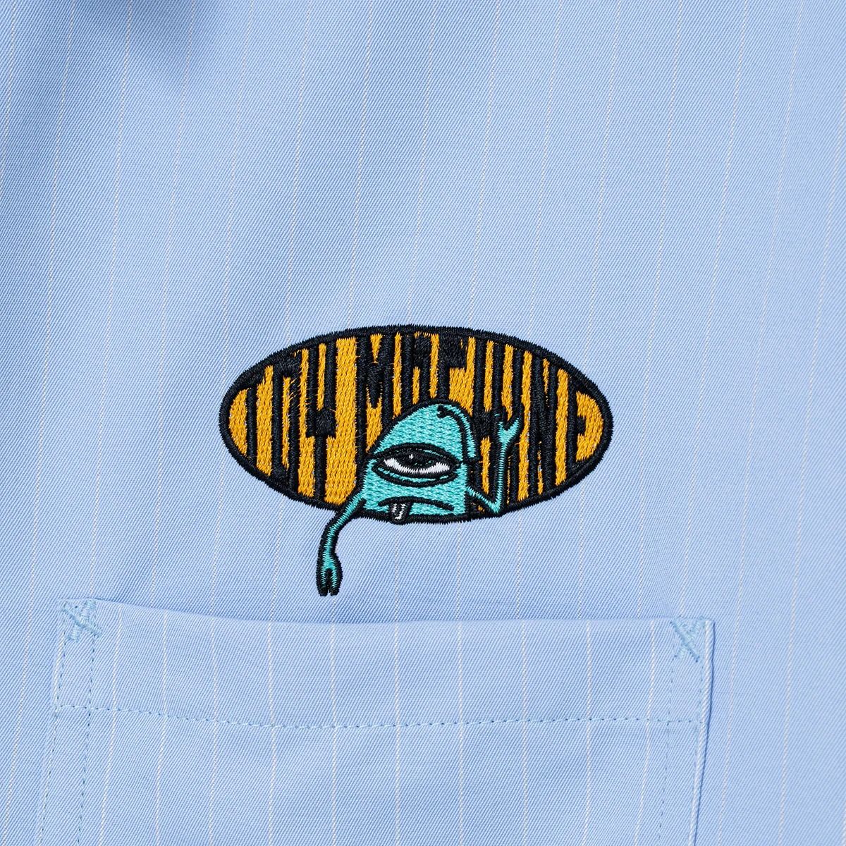 HELLO SECT STRIPE WORK-SHIRTS