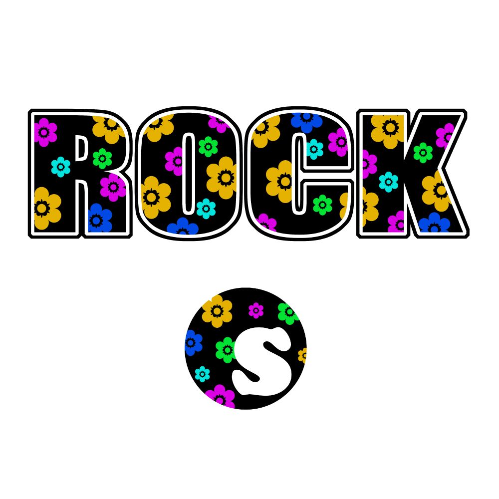 70's Flower ROCK LS tee
