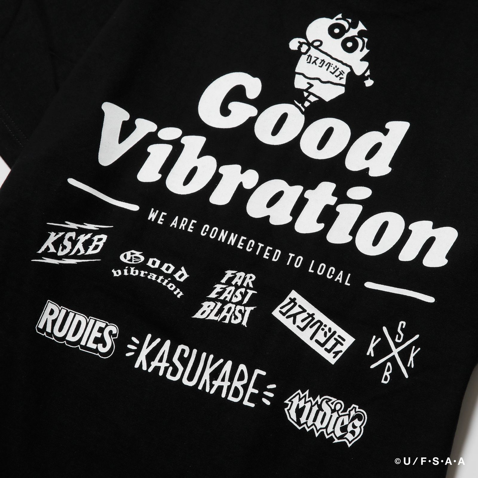 RUDIE'SxCRAYON SHINCHAN LOCALFEST TEE