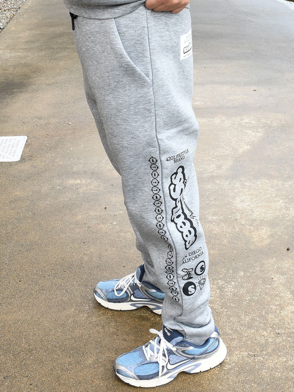 chain smoke sweat pants 9.4oz