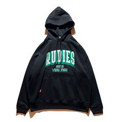 BLOCK COLLEGE BIGSILHOUETTE HOOD-SWEAT