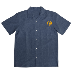sd retro style poly open shirt