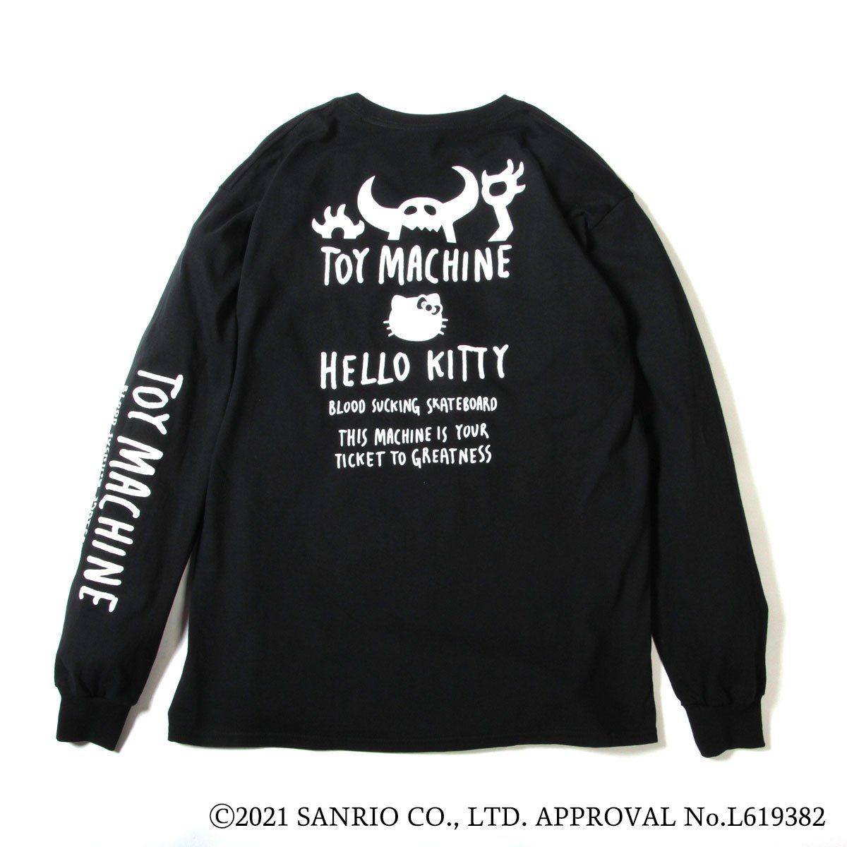 TOYMONSTER KITTY EMBROIDERY LONG SLEEVE-TEE