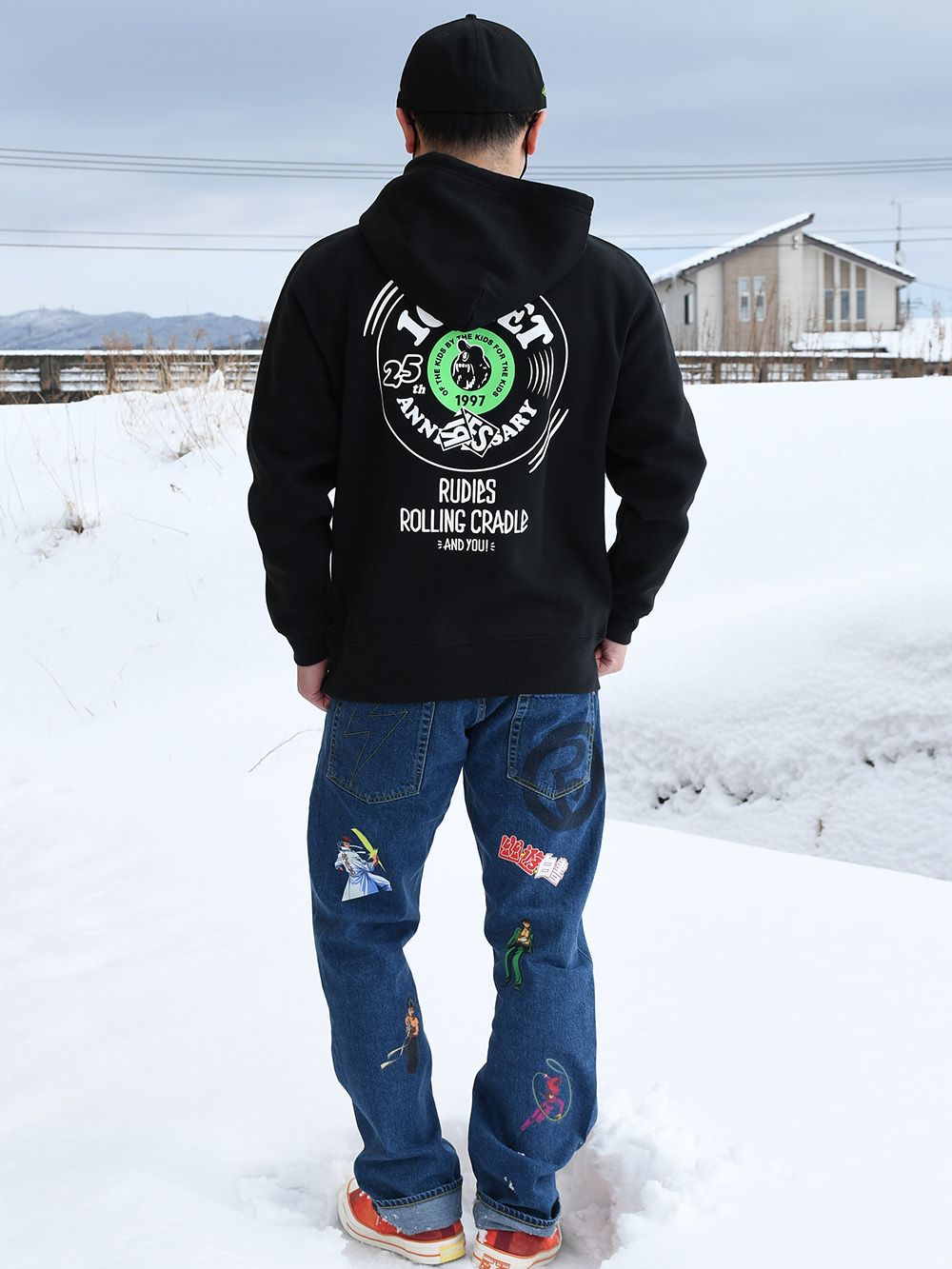 10-FEETxRUDIEʼSxROLLING CRADLE HOOD SWEAT