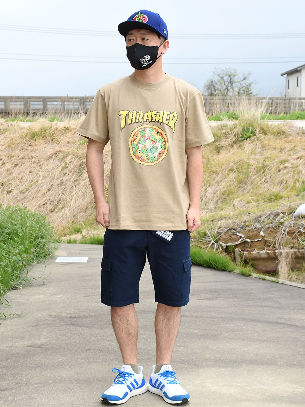 【TEENAGE MUTANT NINJA TURTLES×THRASHER】 PIZZA-T