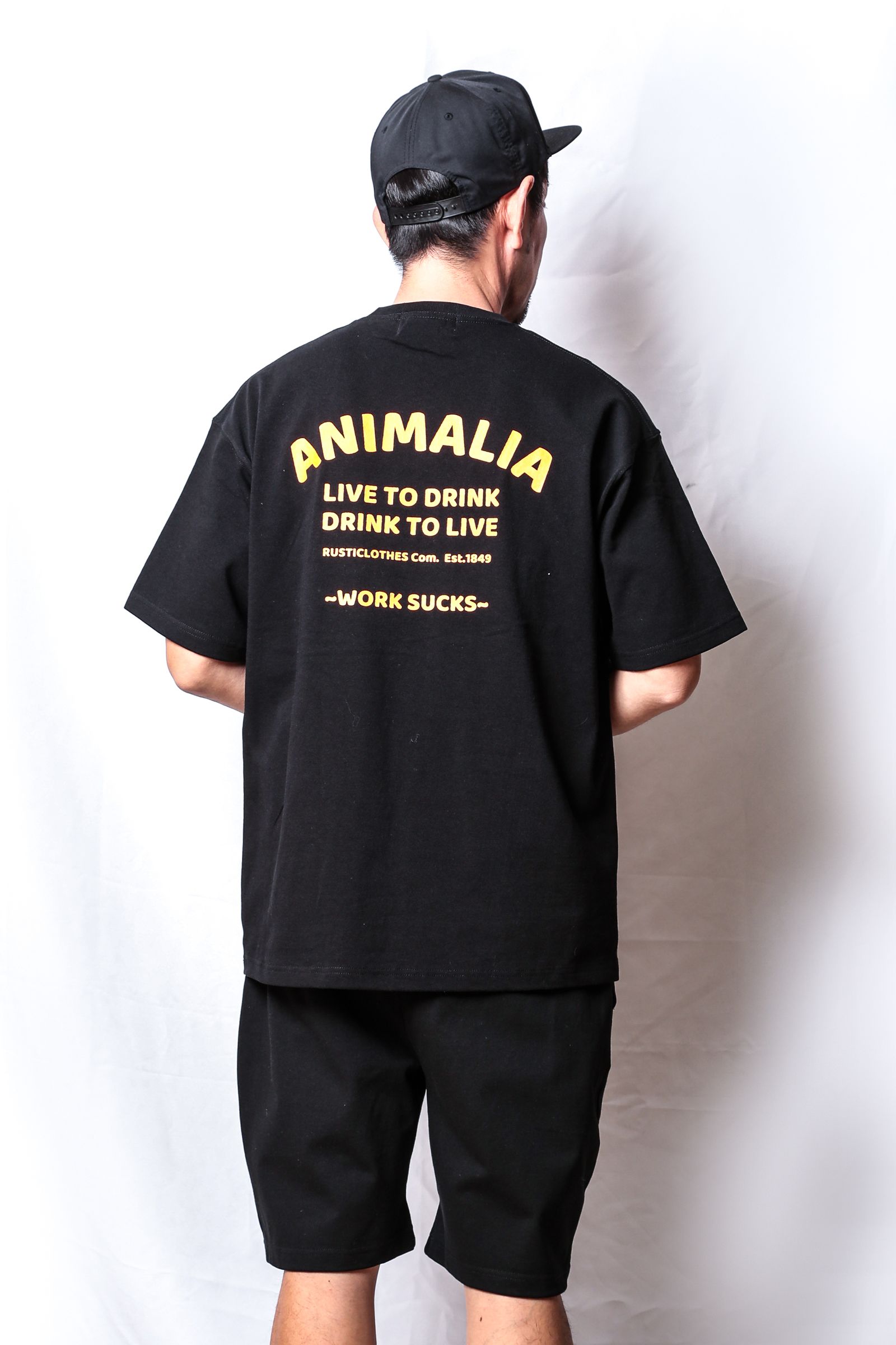 BIG SILHOUETTE HEAVEY OZ. TEE - WORK SUCKS