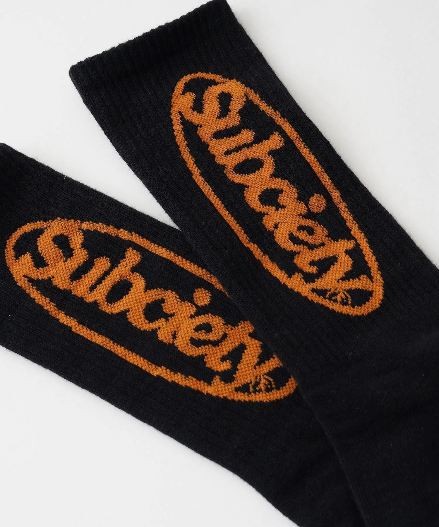 Oval logo socks