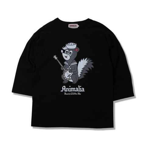 3/4 Sleeve CUT SEW  - Banjo Skunk