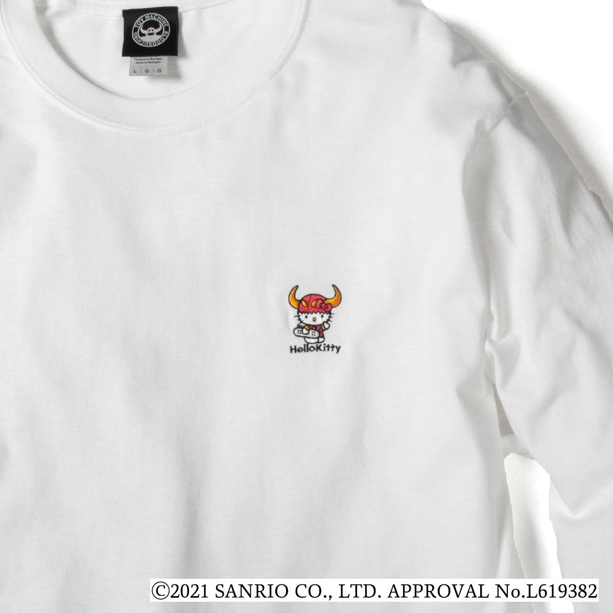 TOYMONSTER KITTY EMBROIDERY LONG SLEEVE-TEE