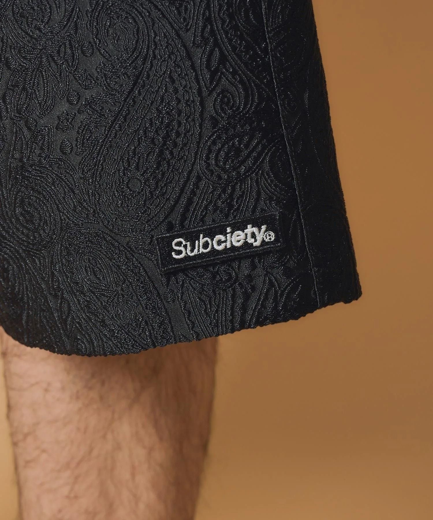 Jacquard paisley shorts