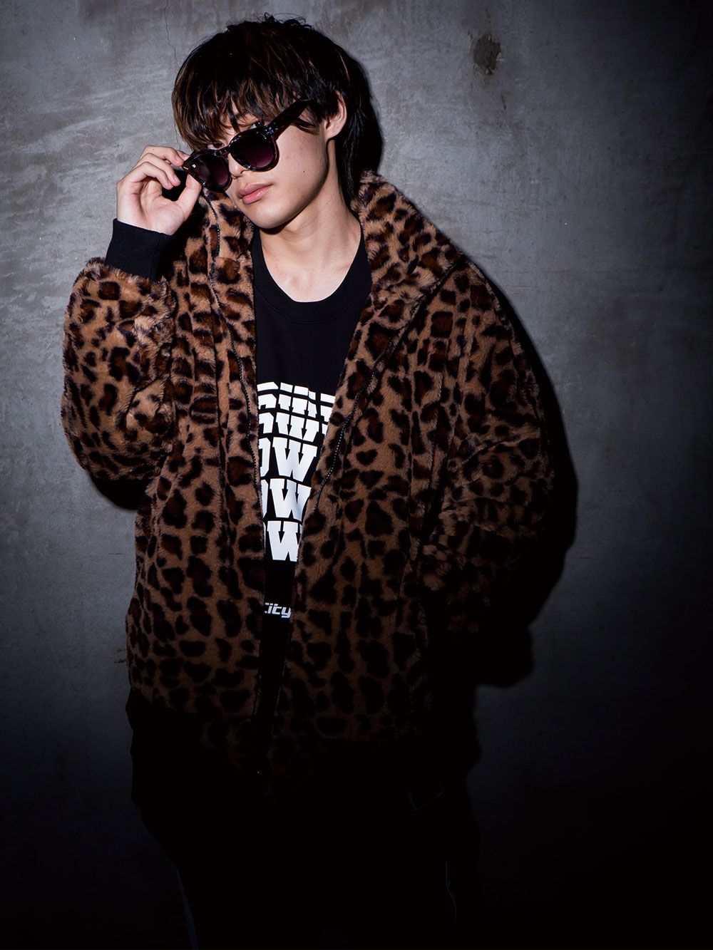 R.A.M Leopard Fur Jacket