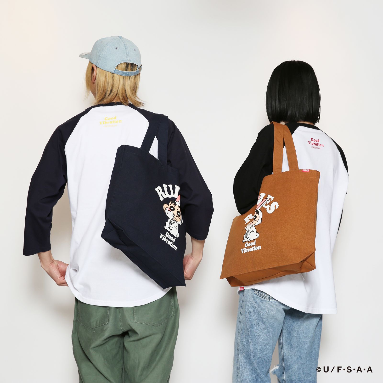 RUDIE'S×CRAYON SHINCHAN RABBIT TOTEBAG