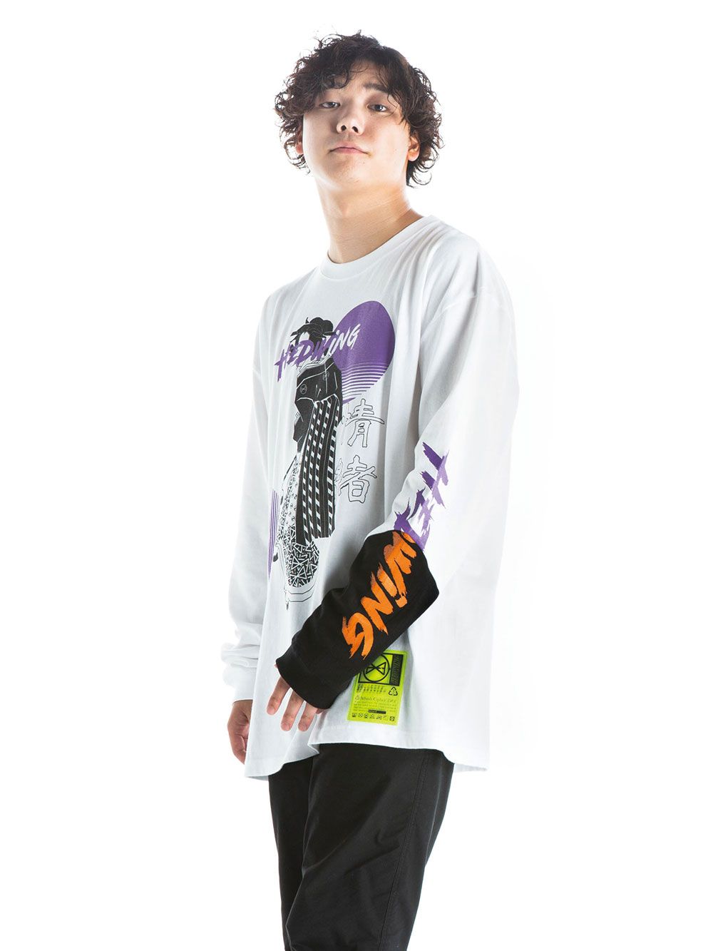 "JYOCHO"Crosscut Longsleeve T-shirt
