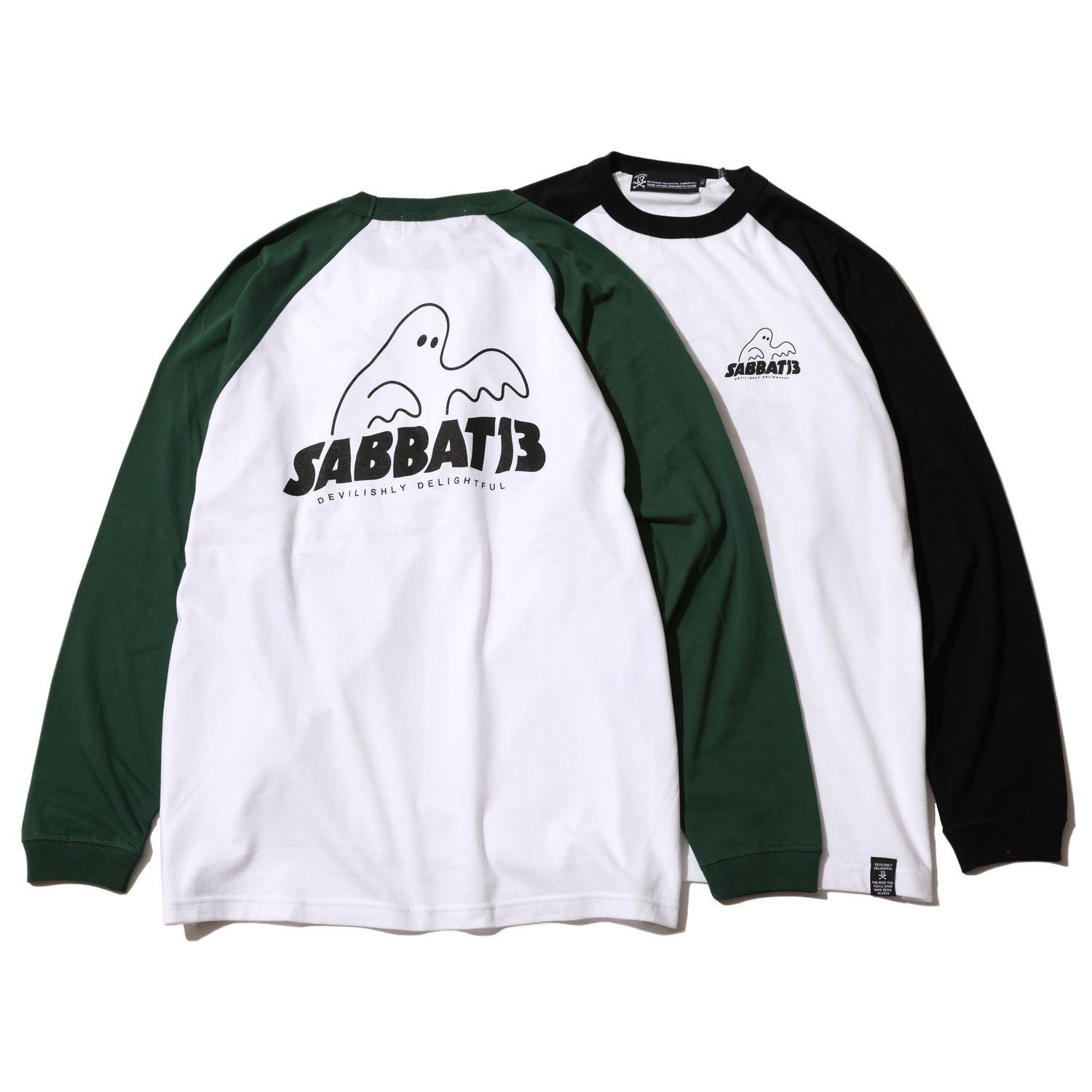 SPOOK LOGO RAGLAN L/S T
