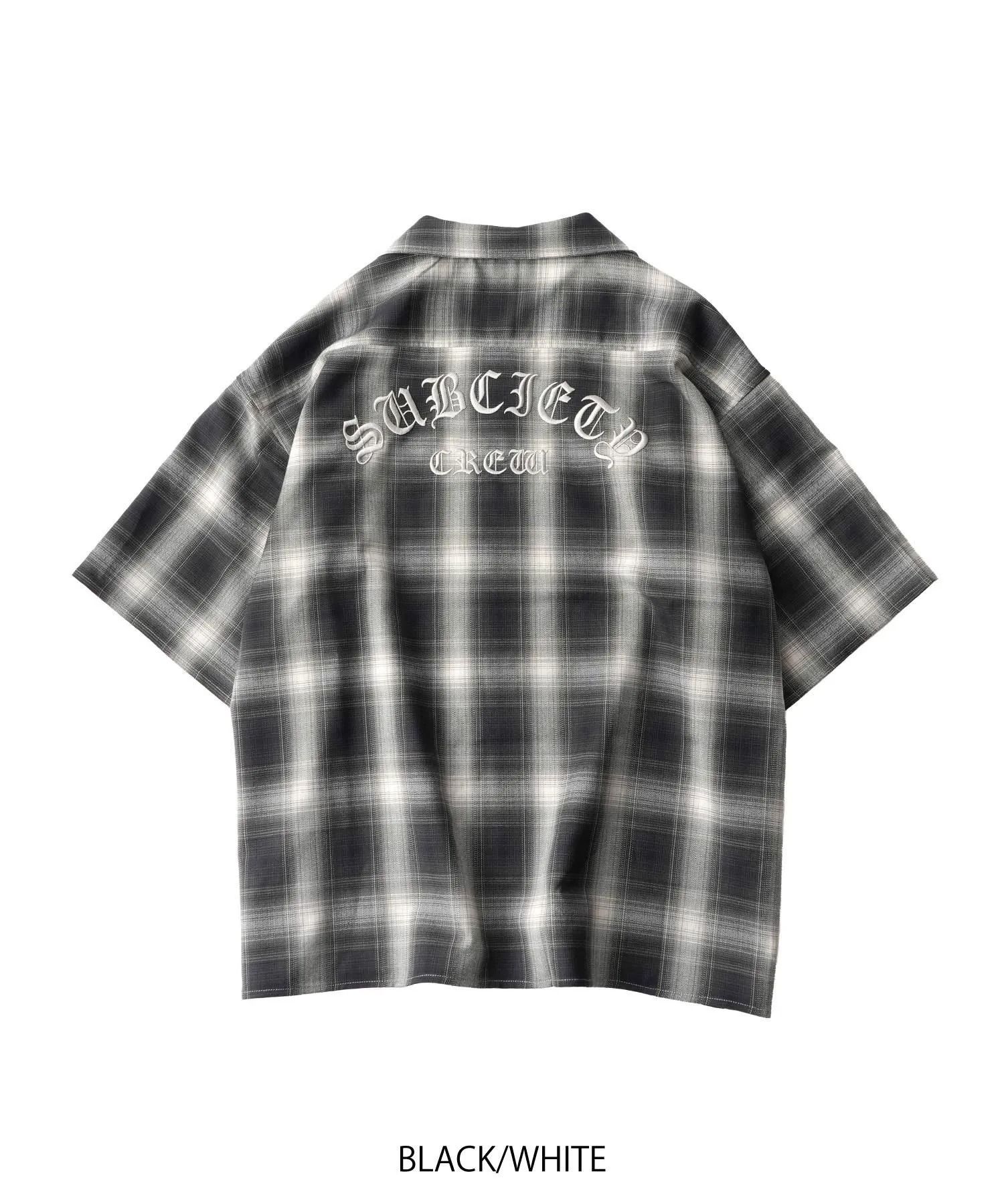 Ombre check shirt