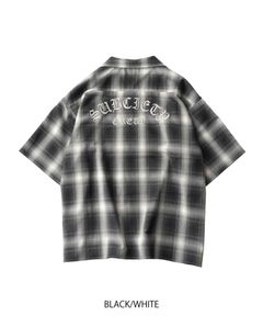 Ombre check shirt