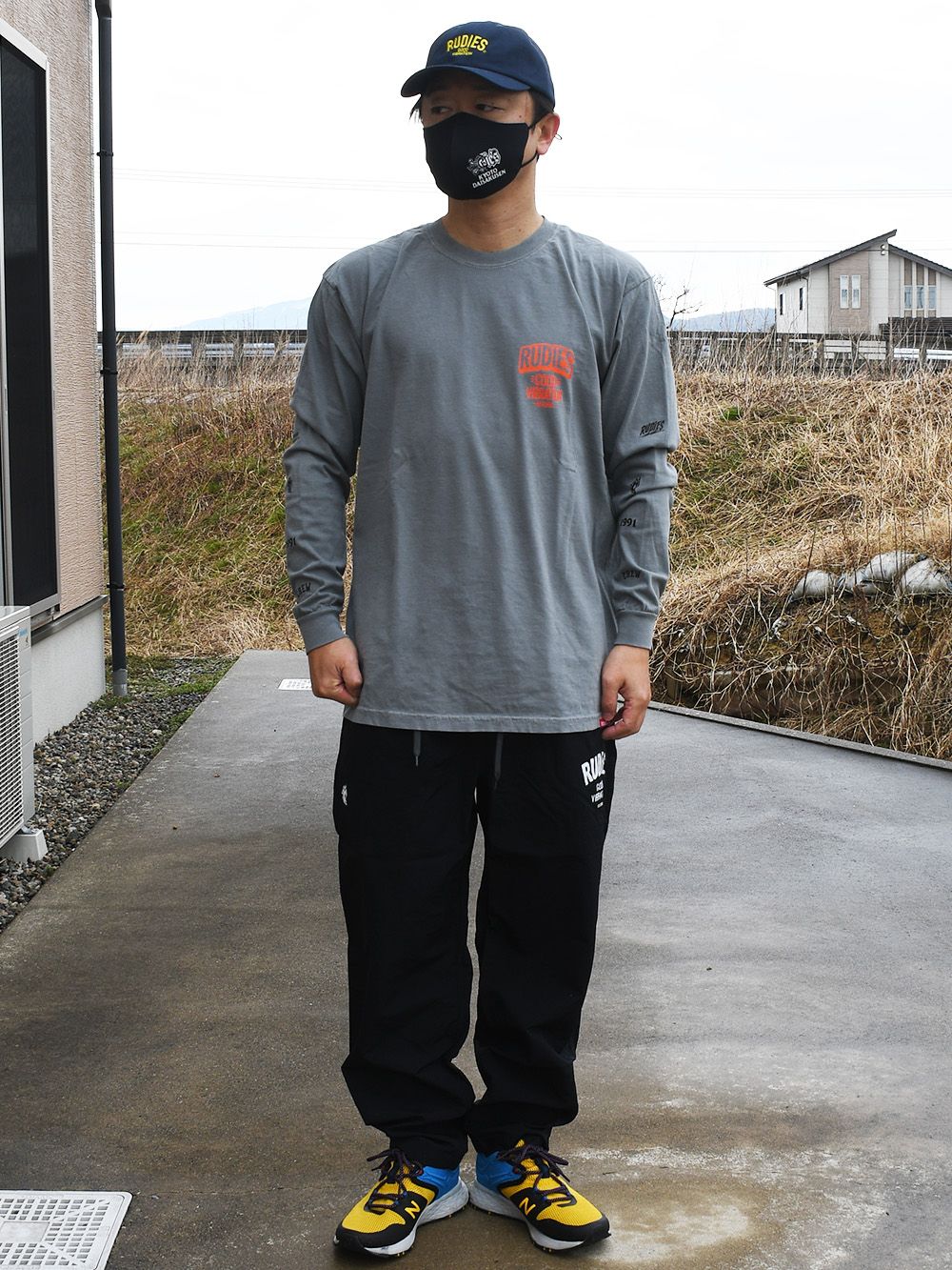 BUSTED SKULL LS-TEE