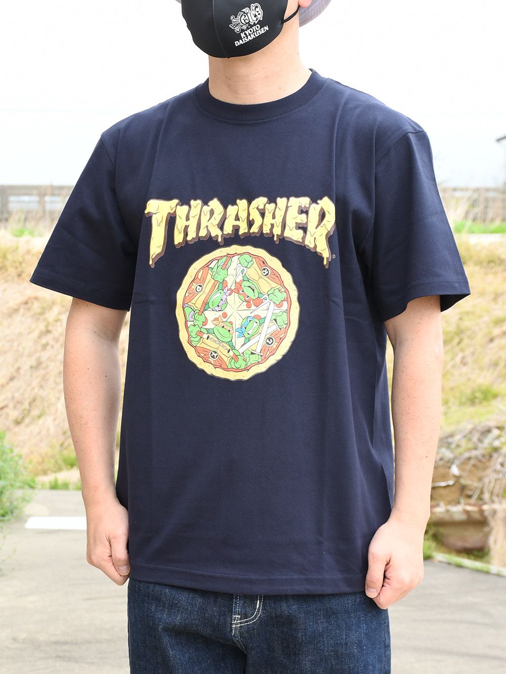 【TEENAGE MUTANT NINJA TURTLES×THRASHER】 PIZZA-T