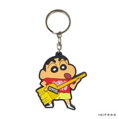RUDIE'SxCRAYON SHINCHAN BROOMGUITAR KEYHOLDER
