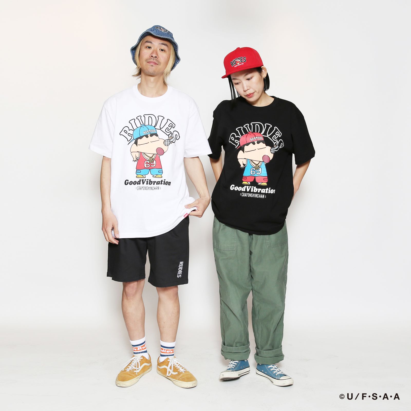 RUDIE'SxCRAYON SHINCHAN RHYME TEE