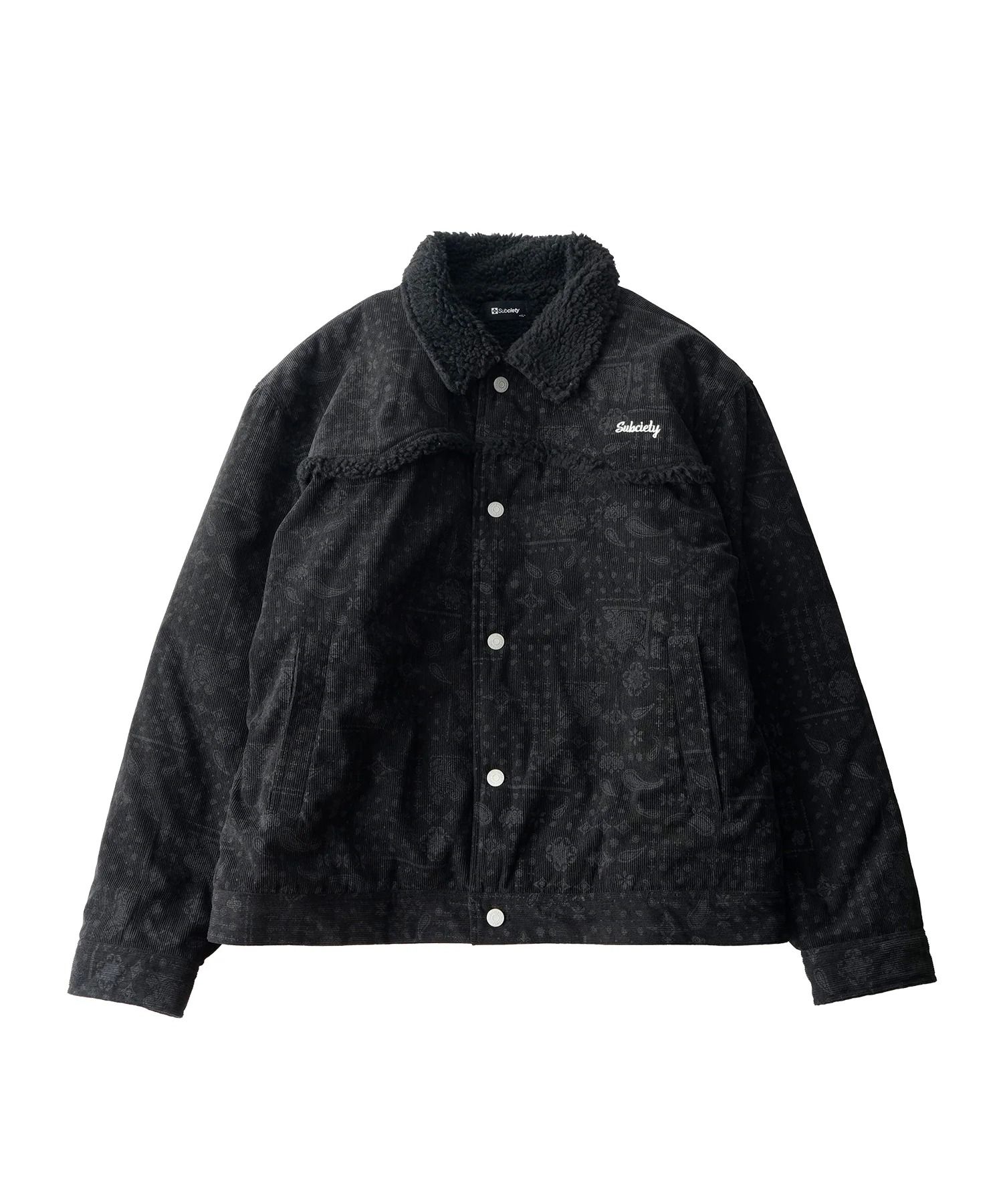 Bandanna corduroy ranch jacket