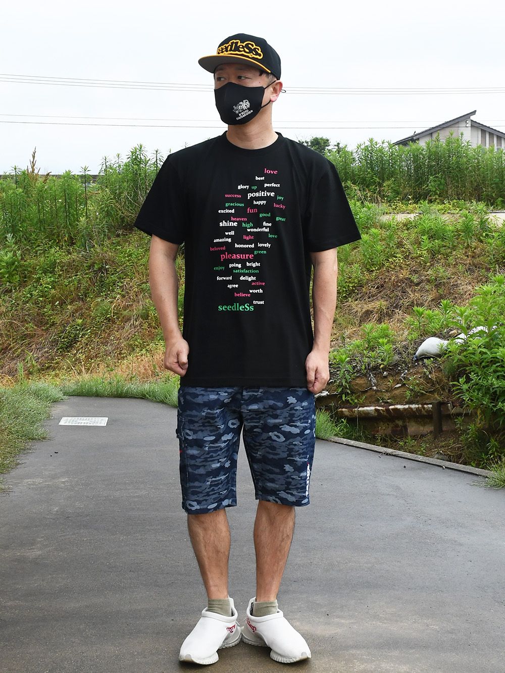 stay positive ss tee
