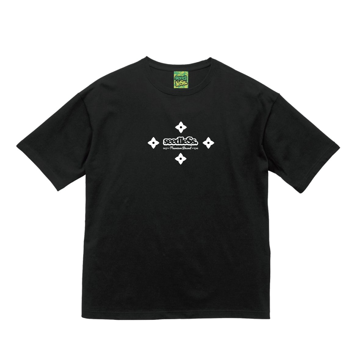 VC logo over size s/s tee