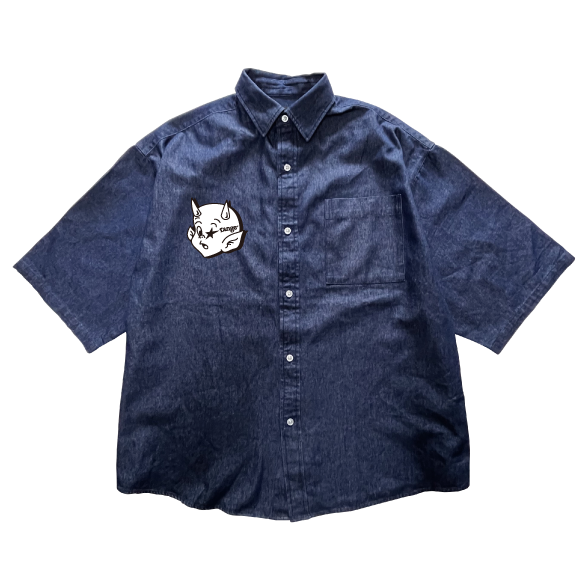 rg baby devil oversize denim shirts