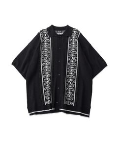 Jacquard knit shirt