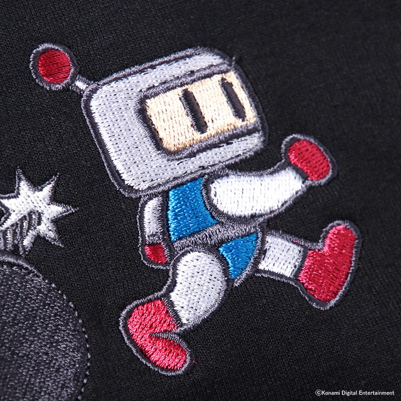 ［ボンバーマンxPDS］ボンバーマン刺繍パーカ