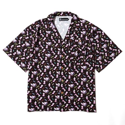 SPOOKY GIRL ALOHA-SHIRTS