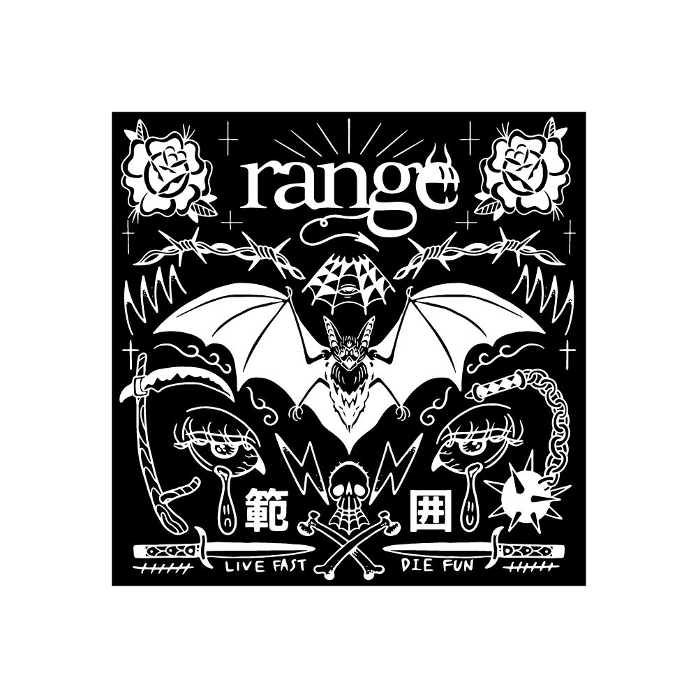 art patch on the back s/s tee