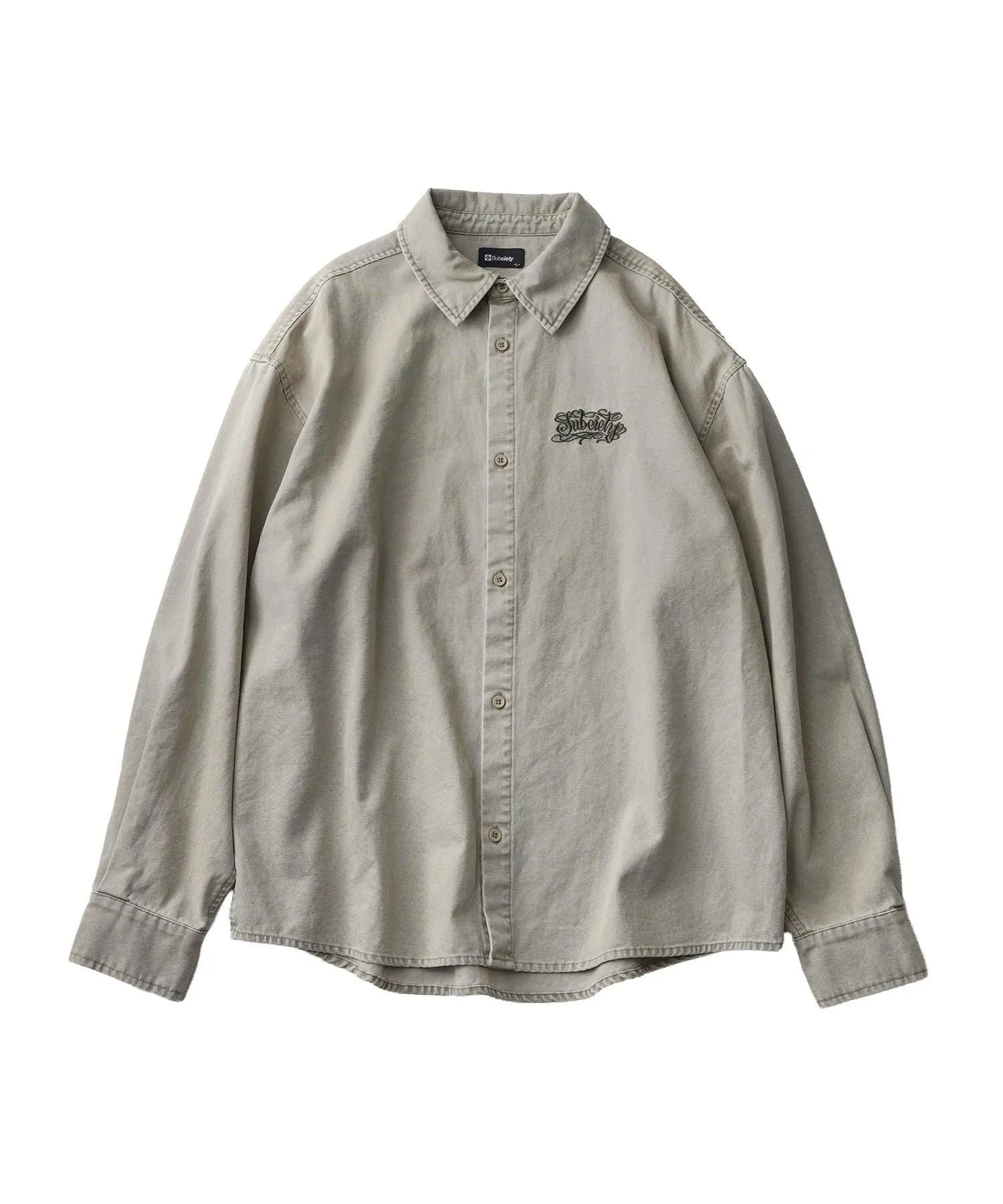 Washed duck shirt
