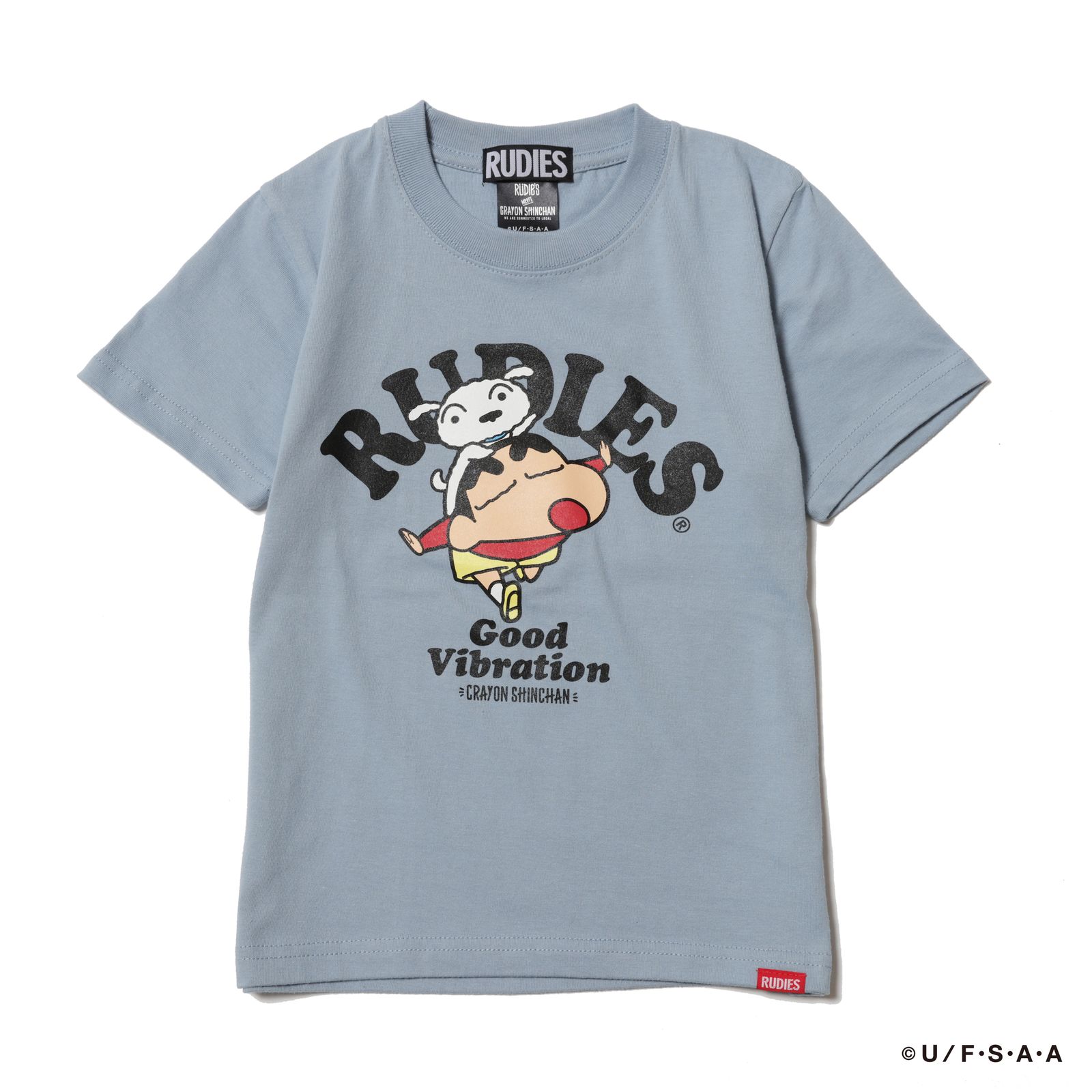 RUDIE'SxCRAYON SHINCHAN AIRPLANE KIDS TEE