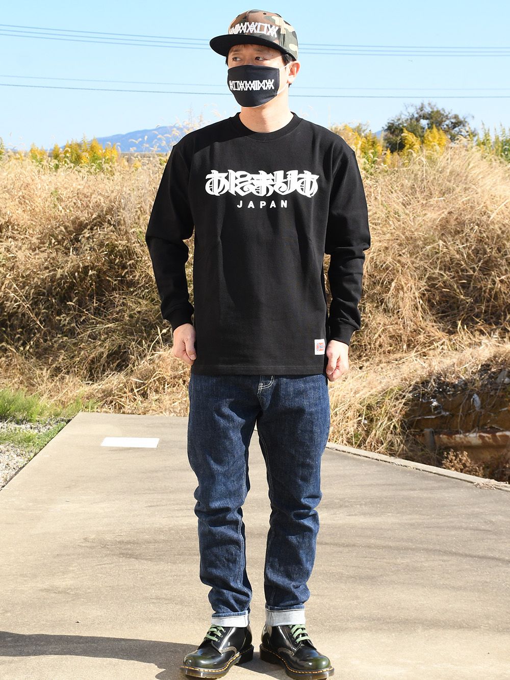 HEAVY L/S Tee - JP Script -