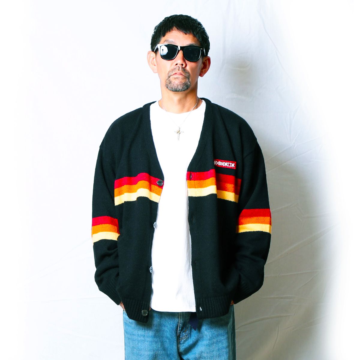 Horizon Border Knit Cardigan