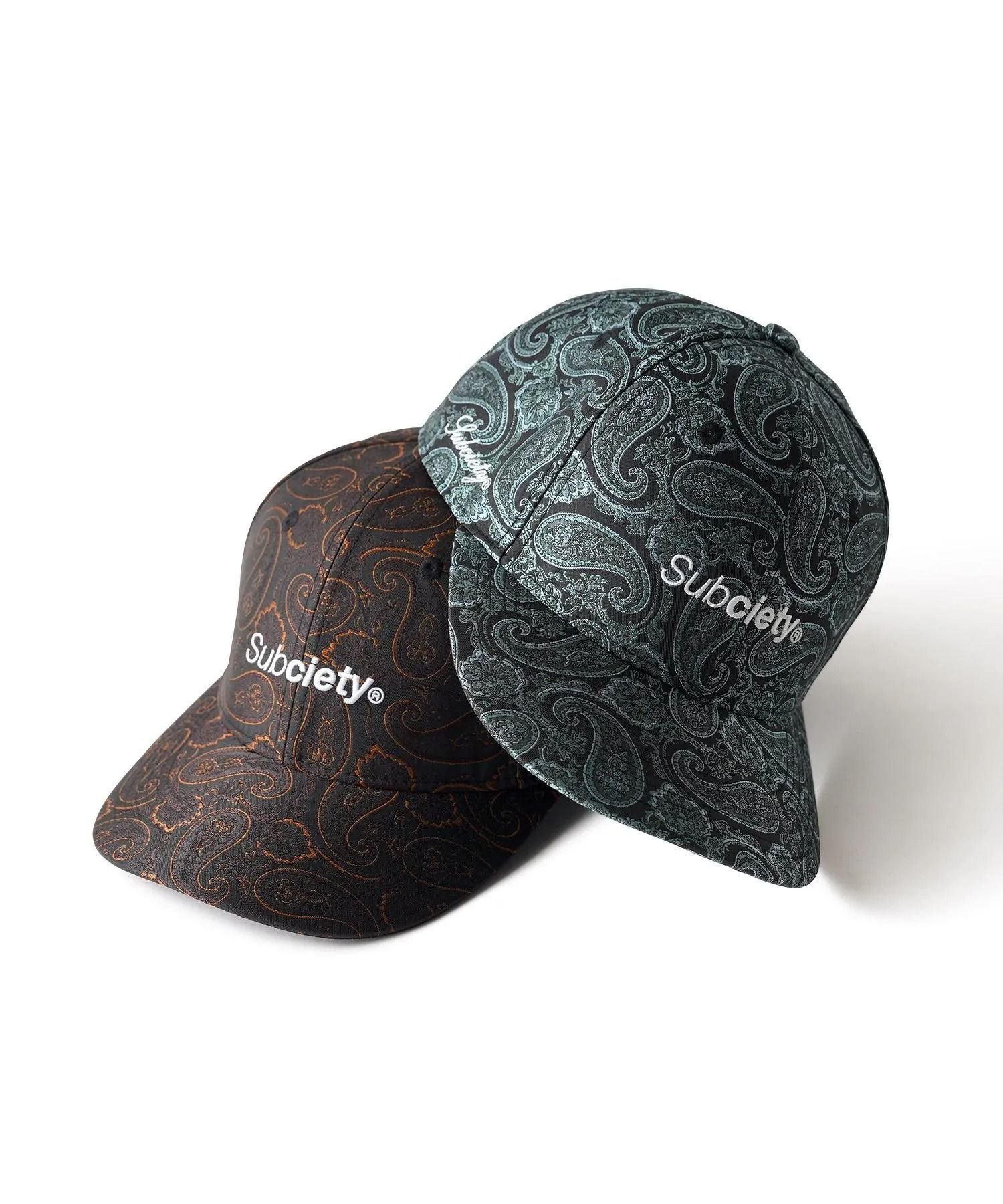 Paisley jacquard cap