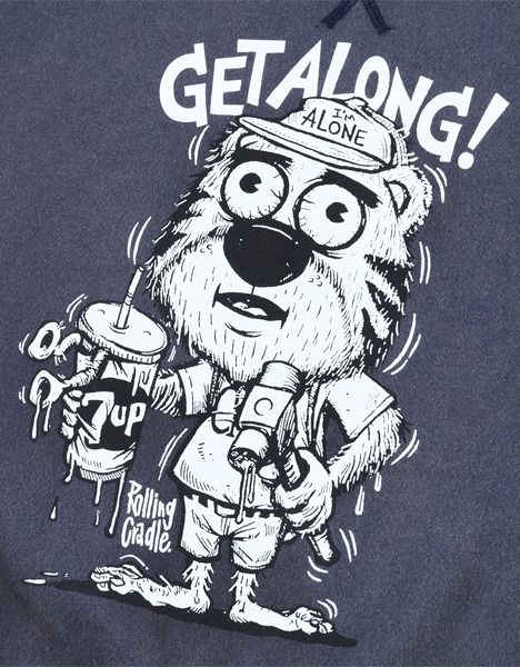 CREAM NERVOUS CREW-NECK