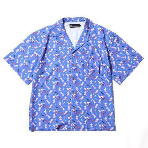 SPOOKY GIRL ALOHA-SHIRTS