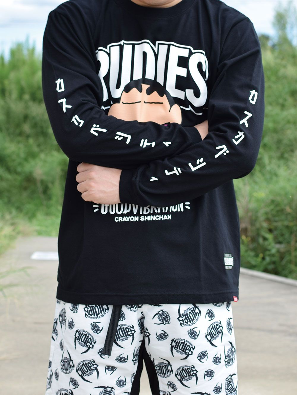 RUDIE'S x CRAYON SHINCHAN SKATE LS-T