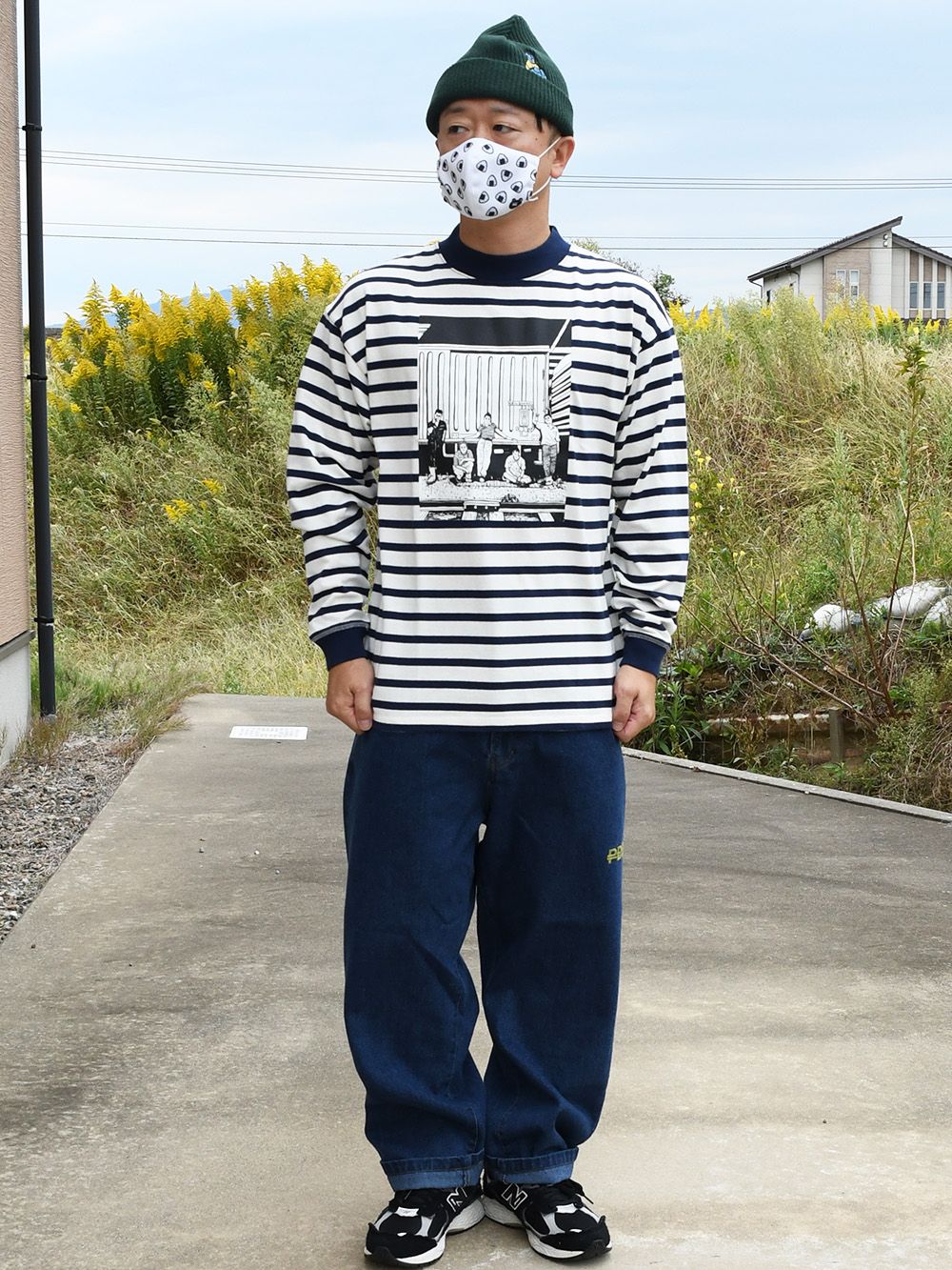 UNDERAGE BORDER LONG-SLEEVE