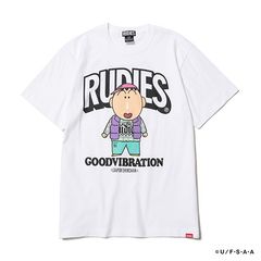RUDIE'SxCRAYON SHINCHAN BOUCHAN TEE