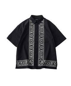 Embroidery bandanna shirt