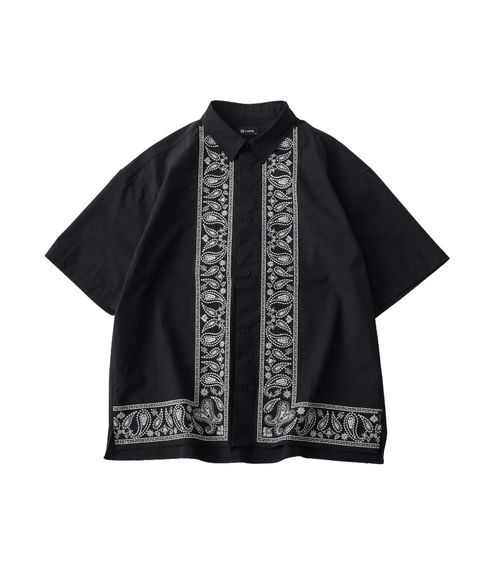 Embroidery bandanna shirt