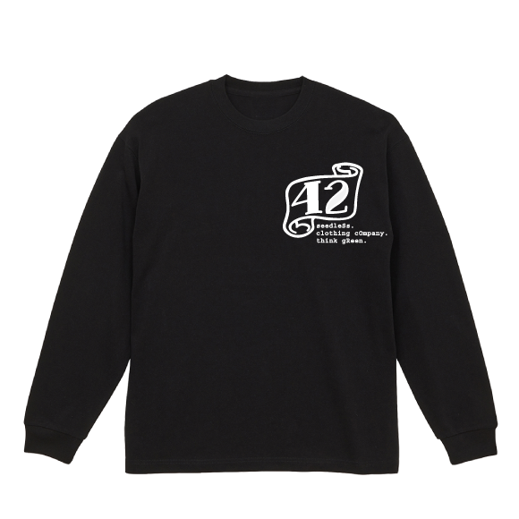 Rolling logo42  9.1oz LS tee
