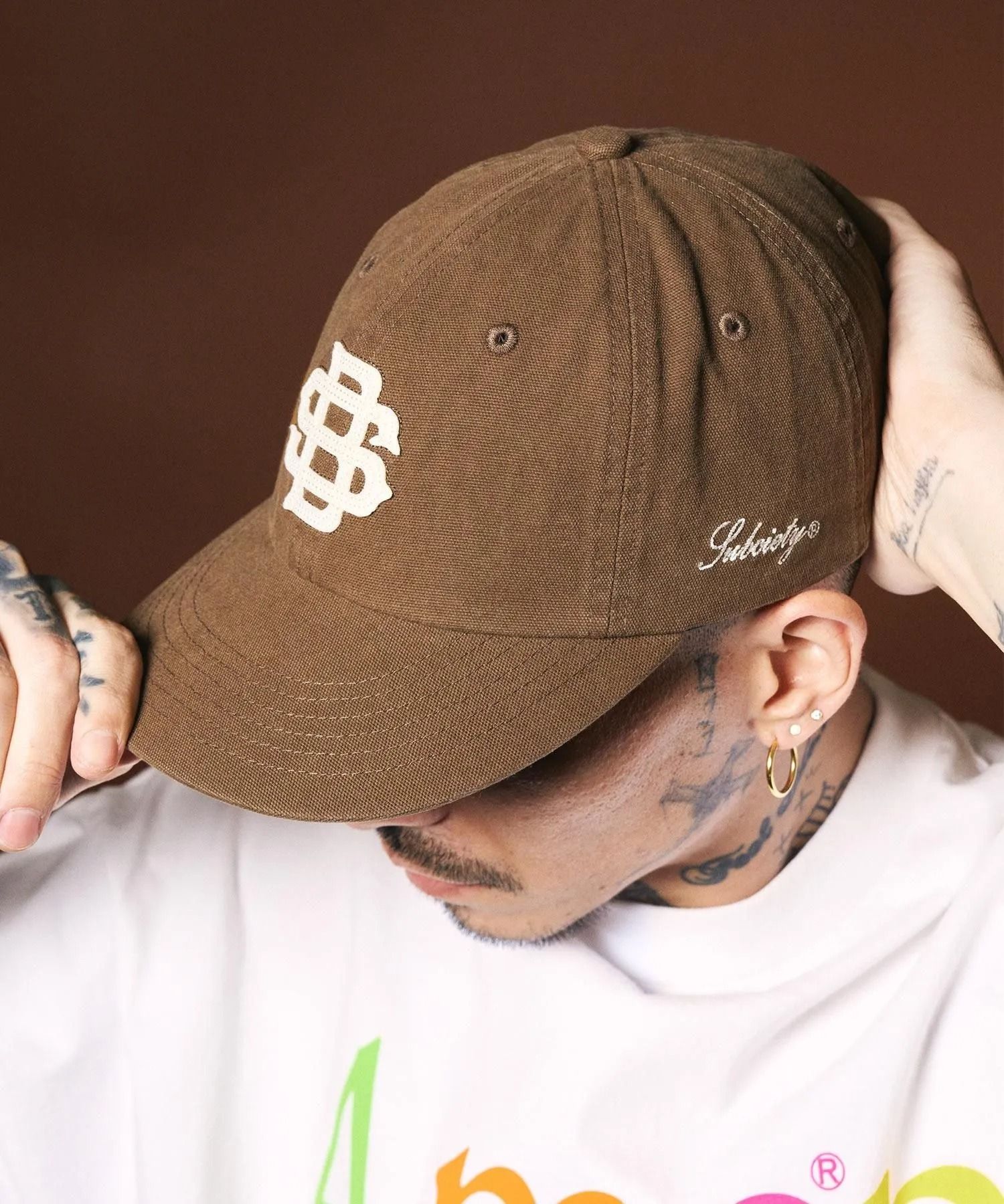 Washed duck low cap