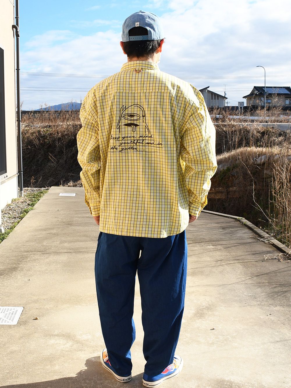 YOUTHFUL SECT PLAID CHECK-SHIRTS