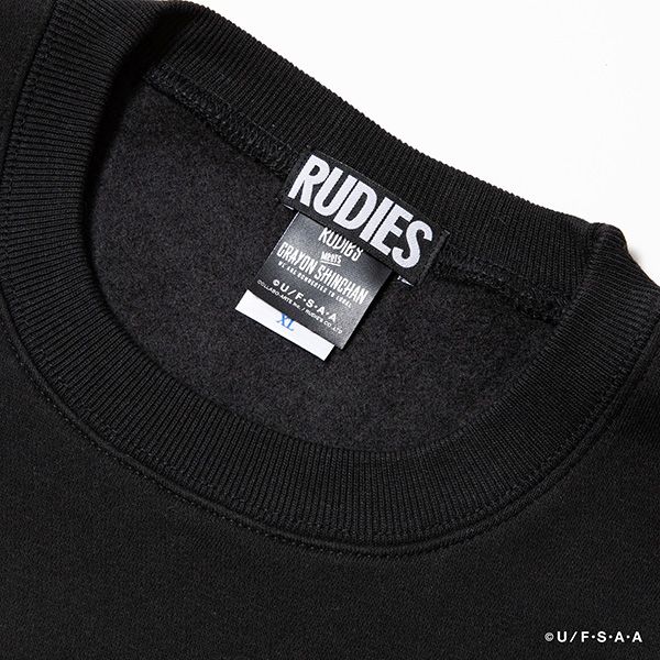 RUDIE'SxCRAYON SHINCHAN RABBIT CREW SWEAT