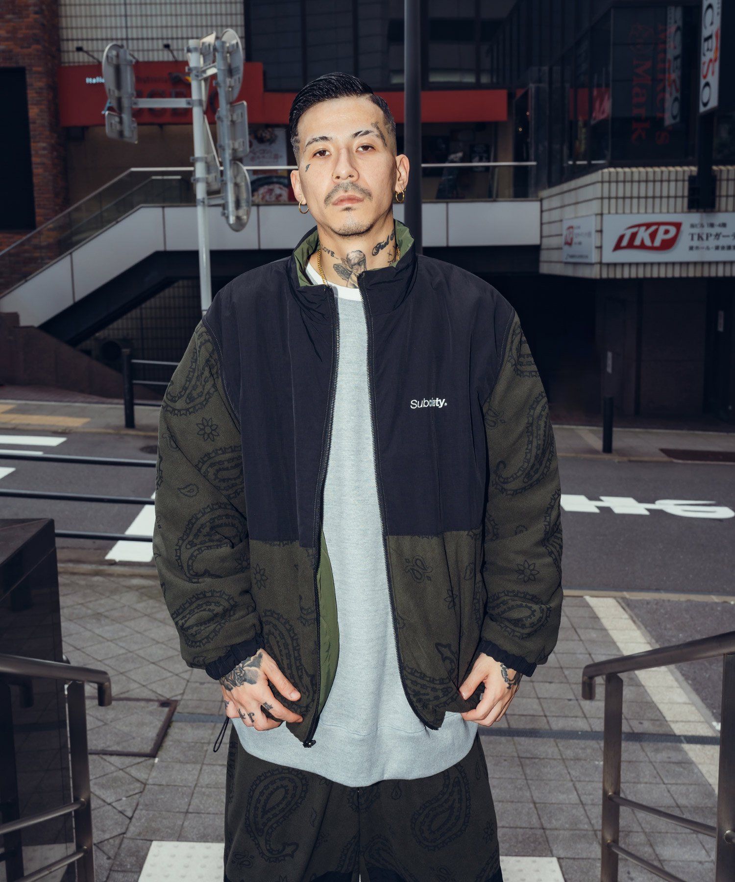 SUBCIETY - REVERSIBLE NYLON×FLEECE JKT | DOLL